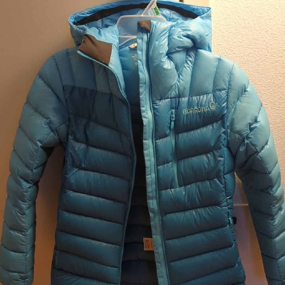 Norrona Light Blue Down Jacket